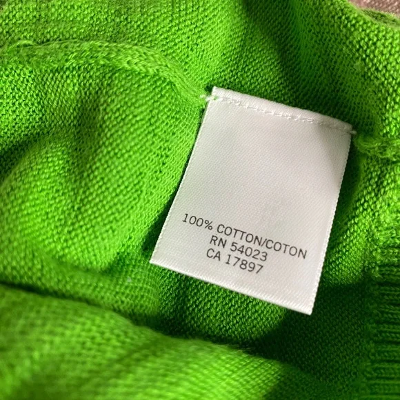 BANANA REPUBLIC Cropped Cardigan 100% Cotton - Picture 4 of 6